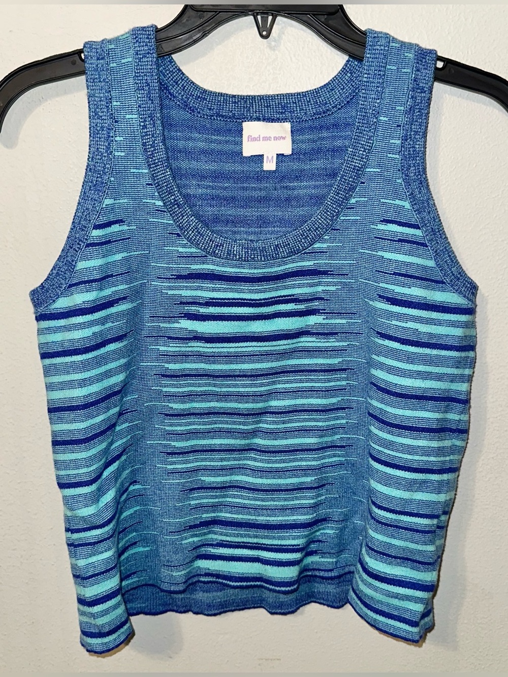 Find Me Now Blue Striped Top